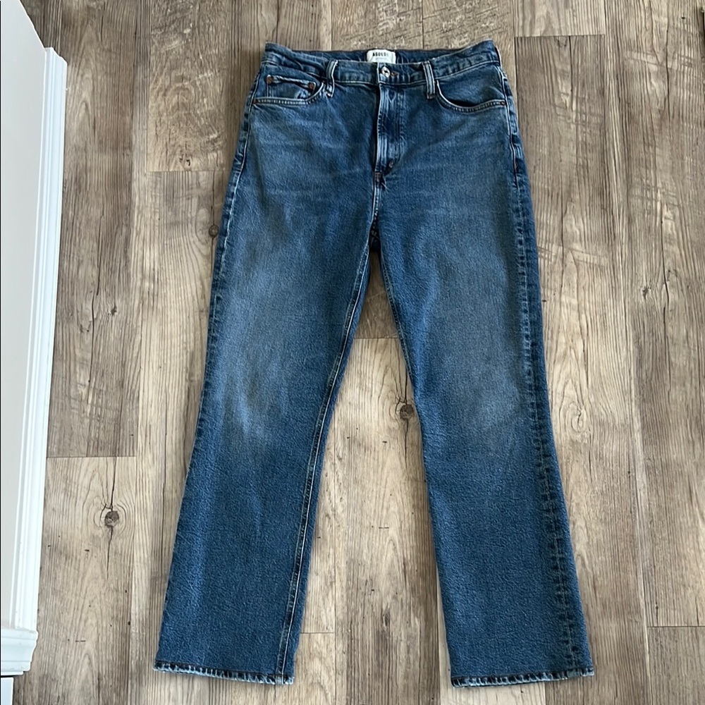 Agolde Vintage High Rise Bootcut Jean.